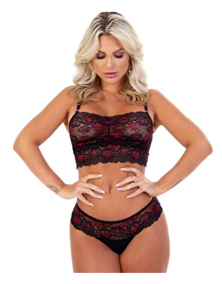Lace Bra and Panty Set - Seduction