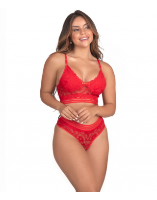 Unpadded Bra and Panty Set - Isabel