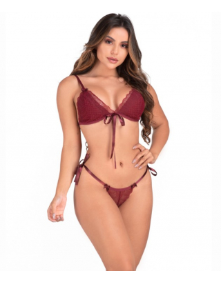 Lace Bra and Panty Set - Katy