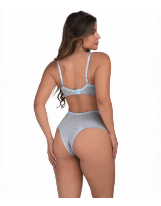 Cotton Bra and Panty Set - Iris