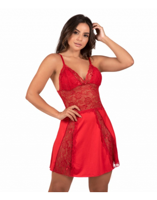 Nightgown with Lace Details - Larissa