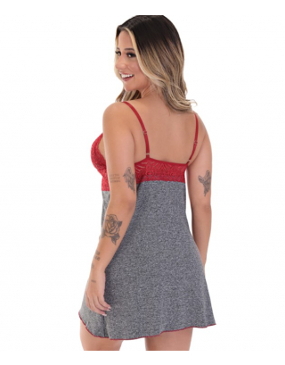 Lace and Cotton Nightgown - Gaya