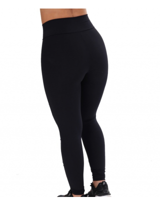 Black Legging with Laser Cut Details