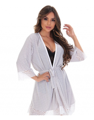 Robe with Lace Details - Josane
