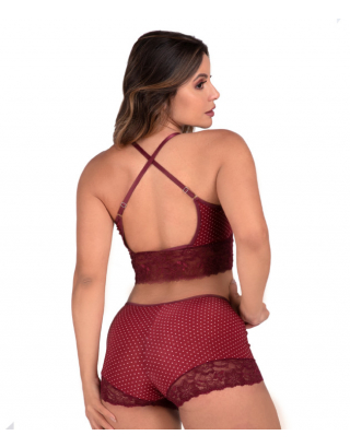 Baby Doll with Lace Details - Leticia