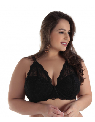 Plus Size Lace Bra - Fanny