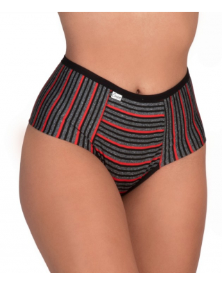 High Waist Striped Panty - Pennie