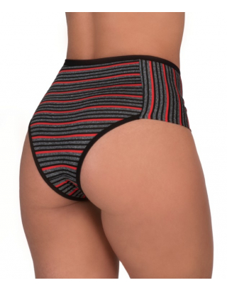 High Waist Striped Panty - Pennie