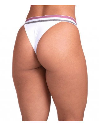 Microfiber Panty with Striped Elastic - Allie